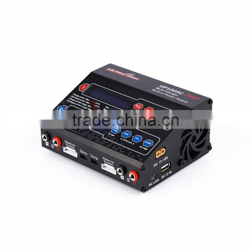 UP100AC Dual 2 Port 100Watt 10/6Amp AC DC Balancing Battery Charger