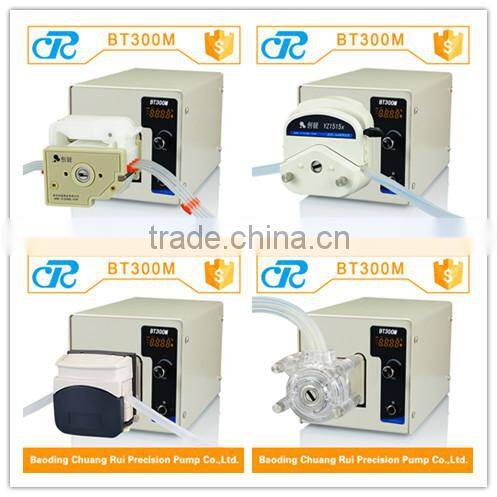 Liquid metering peristaltic pump