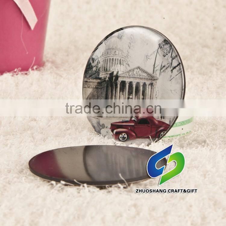 wholesale sale resin epoxy refrigerator/ Gift Fridge magnet Custom scenery fridge magnets