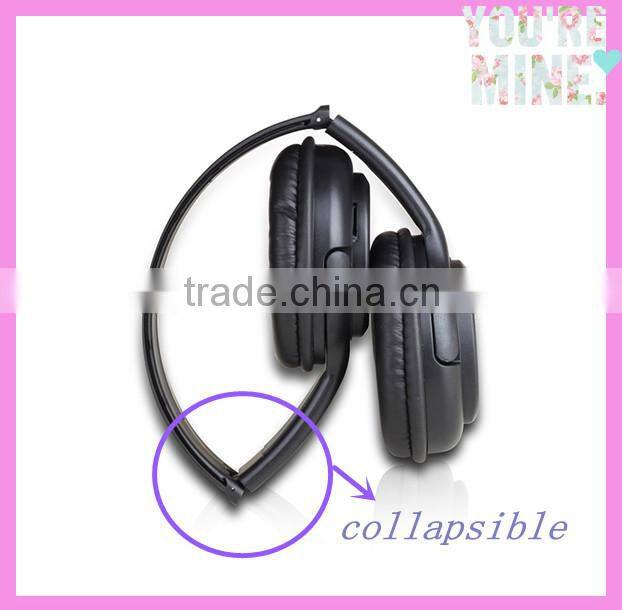 collapsible Wireless earphone WITH FM radio functioon