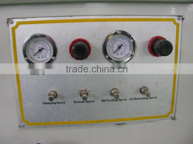 2015 goood quality fully automatic vertical glass drilling machine with touch screen
