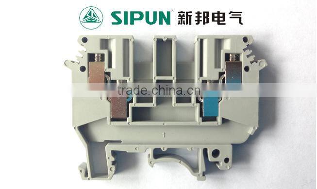 UK4 sqmm double inlet double outlet terminal blocks