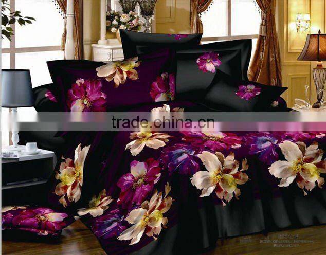 polyester 3d duvet set/flat sheet/trade assurance