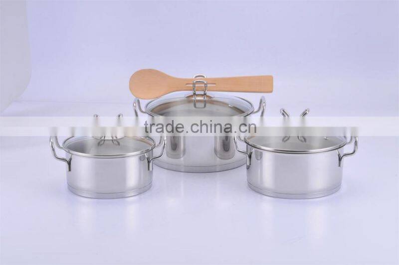 New arrival 18/10 stainless steel cookware sets kitchen accessories cooking new