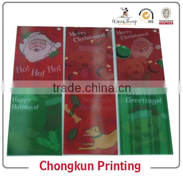 Hot Sell Manufacture High Quality Customized Promotional Lenticular Printing 3d Plastic vintage postcards/ 3D post card