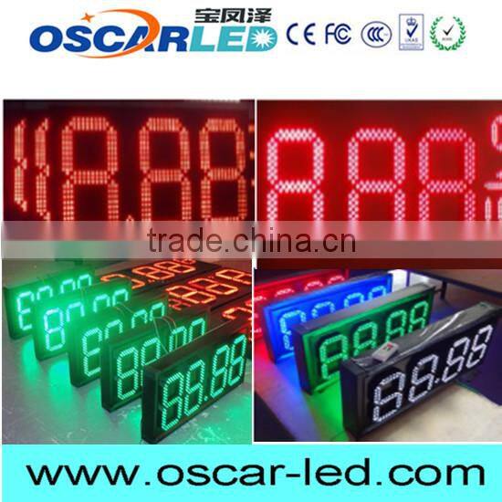 ali 7 segment led display 4 digit for shopping mall advertising