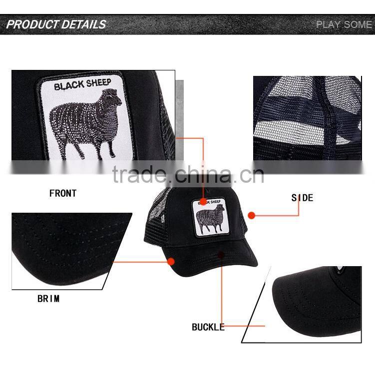 New design embroidery patch custom trucker caps