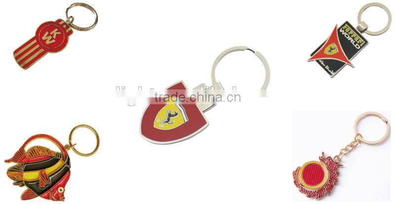 Hot Selling Custom Made Souvenir Customized Guitar Metal Keychain