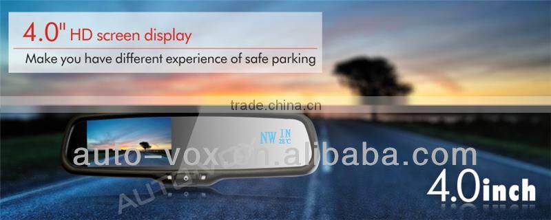 4 inch roof car lcd monitor with 2 temperatures sensors and compass