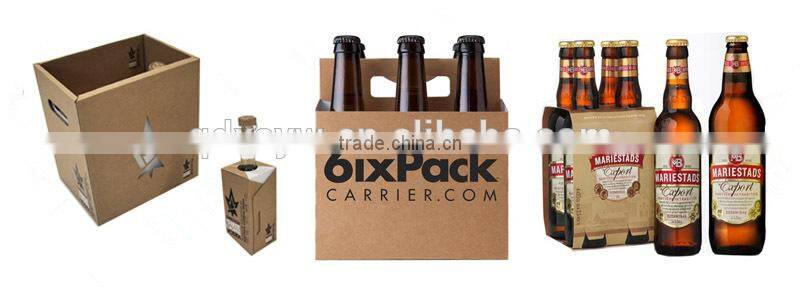 High Quality Foldable Black Paper Wine Box