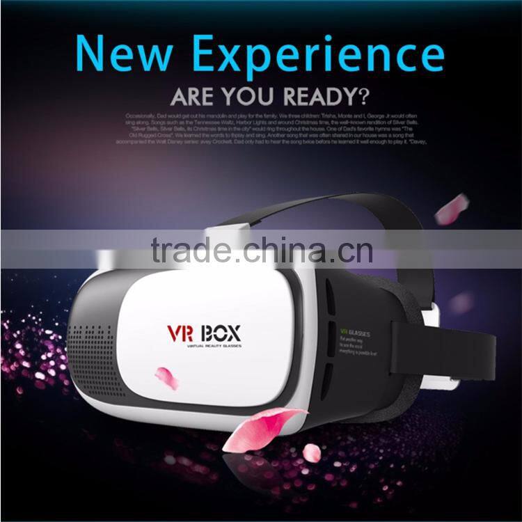 High quality VR BOX 2 Virtual Reality vr 3d glasses with bluetooth
