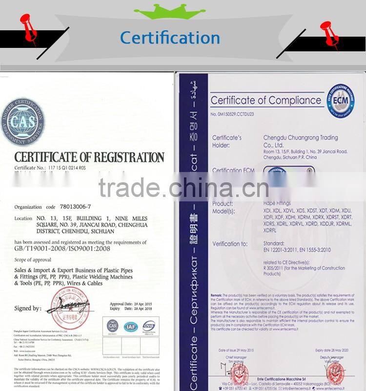 Supply 25mm pipes and fitting for water