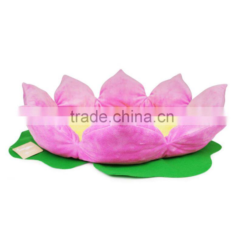 Fashion styles washable clear comfortable warm funny cute lotus pet bed for dog of Rosey Form