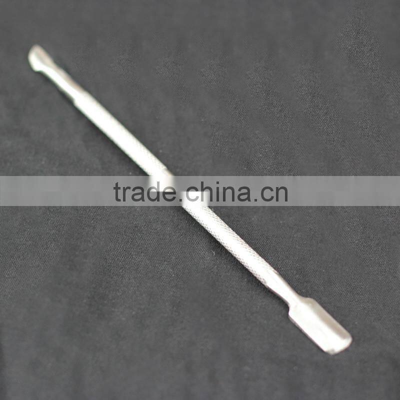 Full Metal cuticle pusher Nail Art Equipment Perfect Care Nails pusher Pushers Stainless steel Nail tools