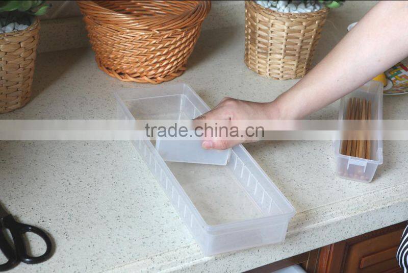 PP 34.8*12.5*5 Kitchen storage tool plastic drawer box/storage box