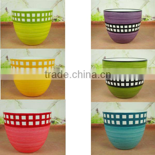 painting designs ceramic flower pot