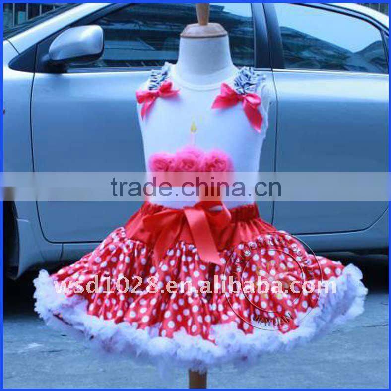 Polka dot pettiskirt