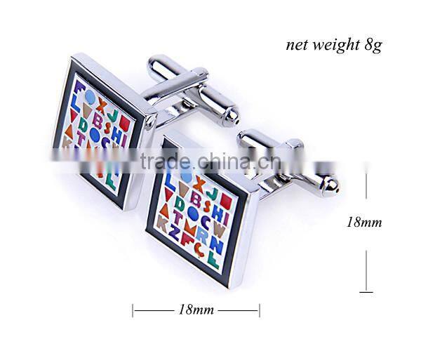Fashion Enamel Cufflinks