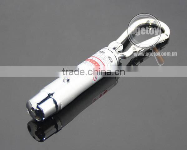 Mini LED Flashlight Torch Lamp Aluminum Carabiner UV Money Detector Electric LED Light Keychain Torch