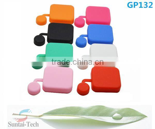 Hot sale Gopros accessories colorful Silicone Cap for the housing of Go Pro He ro3+ only,protective cap for gopros,GP132