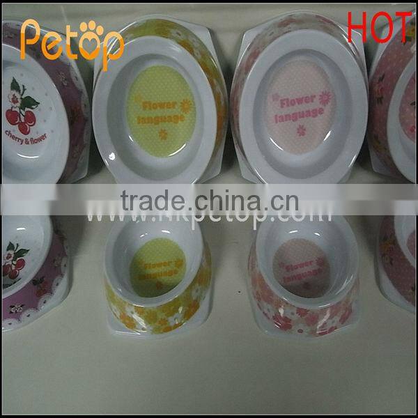 Japen Style Flower pattern Dog Bowl Accessories