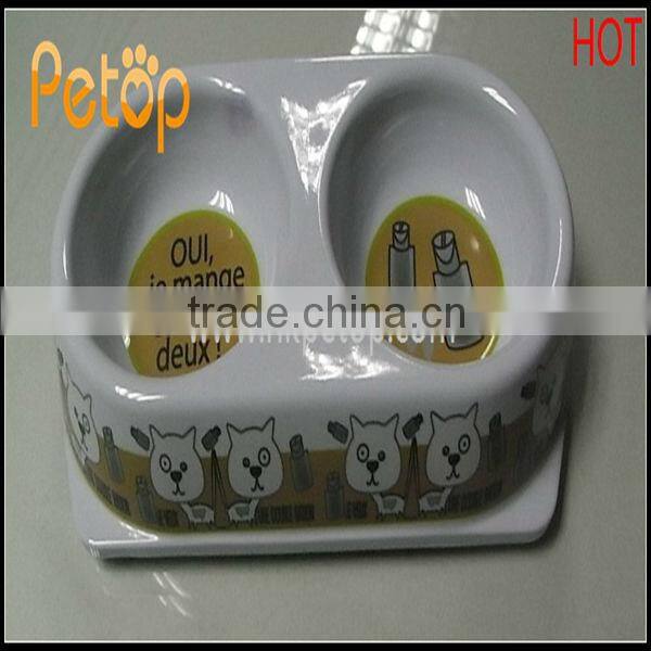 Plastic Kitty Food & Water Mixing Cat Bowl