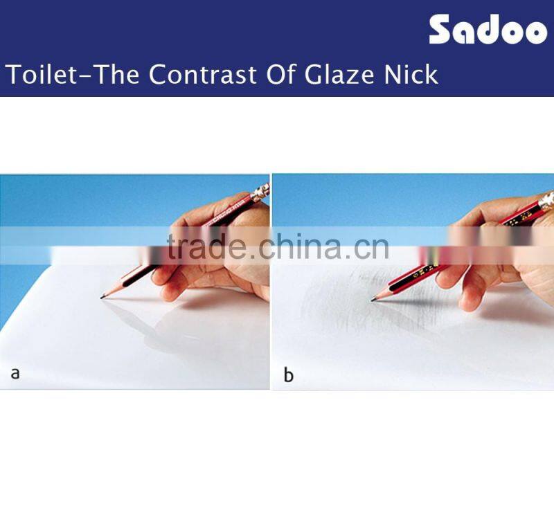 washdown two piece wc square big toilet bowl