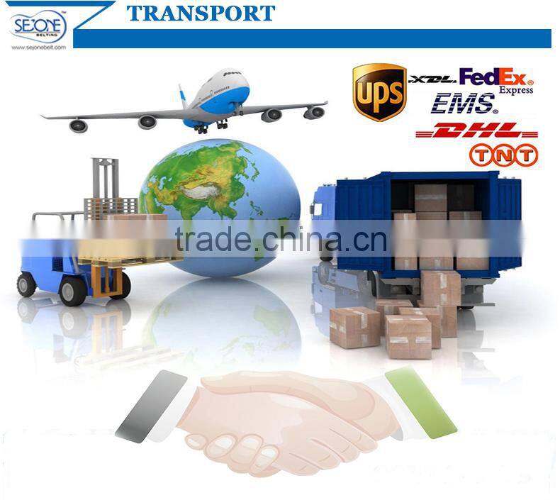 Antistatic green flat belt for textile blower