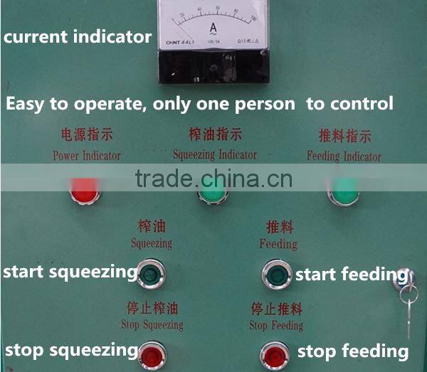 Advanced high output mini screw oil press for soybee YZYX120J