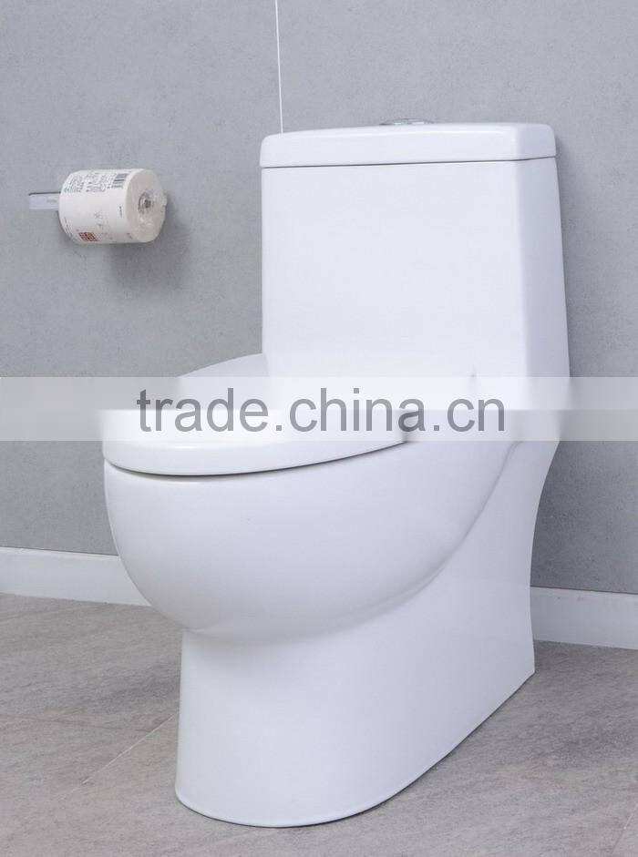 Super water saving ceramic toilet with S-trap, jet siphonic type