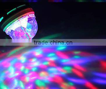 New Black Led Rotational Multi Colored Party Light Home Party Disco Lighting