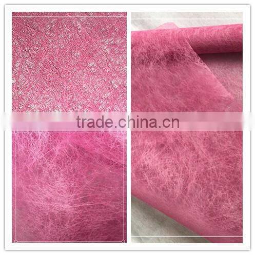2015 fashion long fiber polyester non-woven gift packing paper