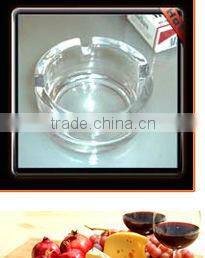 handblown blue frosted glass ashtray wholesale