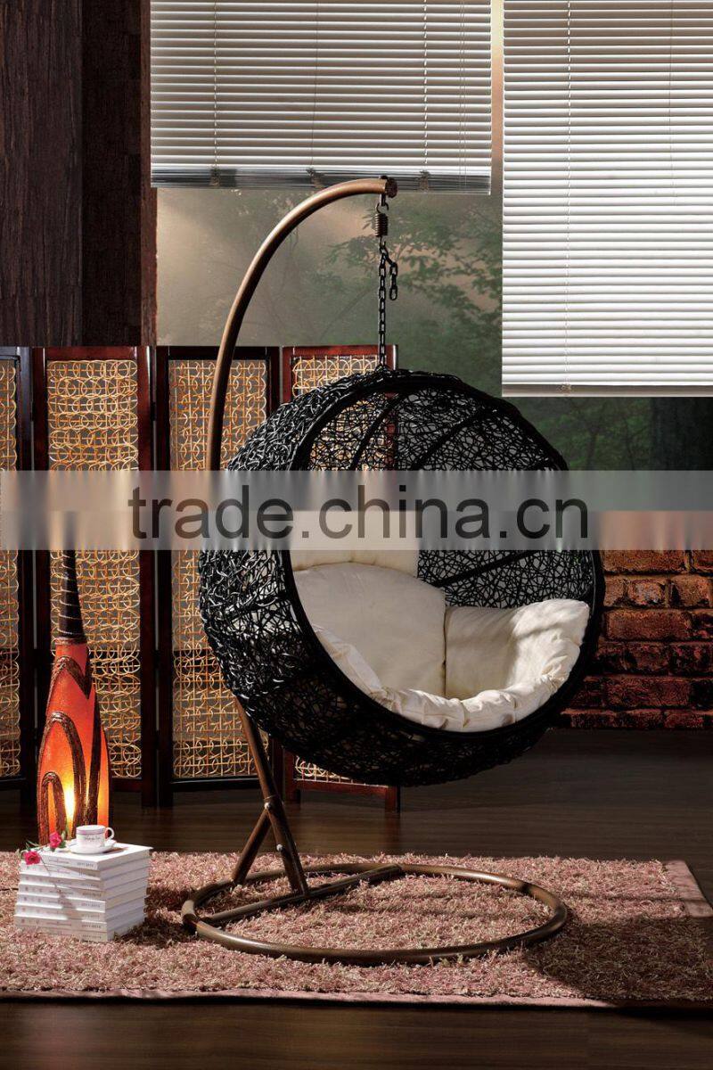 Outdoor furniture rattan round hammock chair