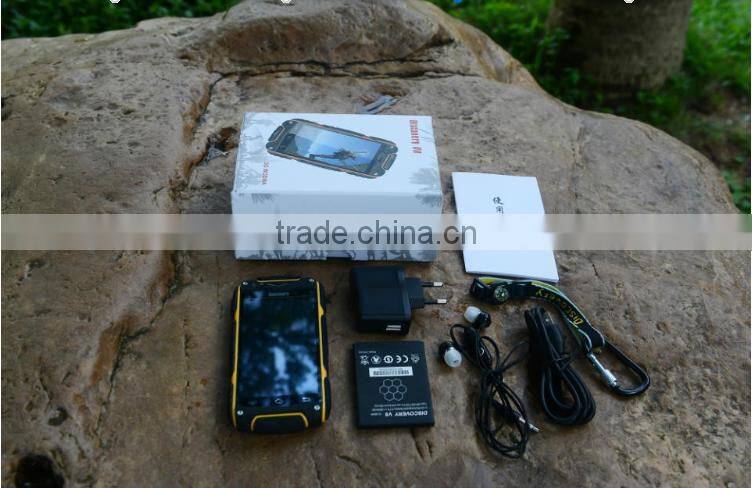 DISCOVERY V8 Military Grade Rugged Smartphone mobile phone support shockproof and dustproof and waterproof
