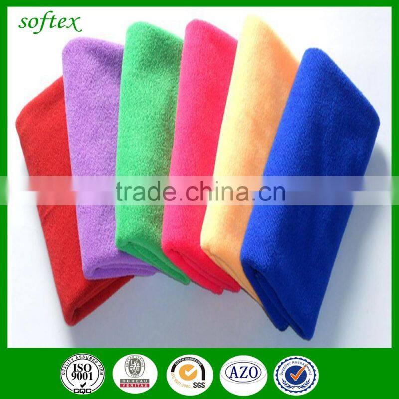 China antibacterial bulk promotional microfiber cleaning cloth for face