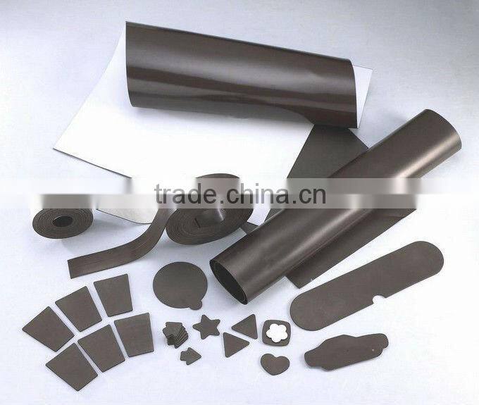 different shape customized flexible magnetic sheet