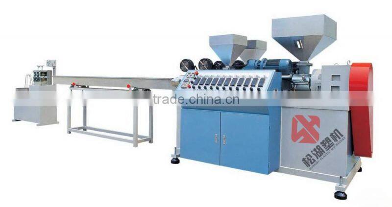 PP/PE/PVC Artificial Plastic Wicker Macking Line For Furniture