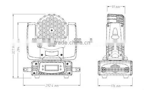 RGB CREE LED Beam Moving Head Stage Light