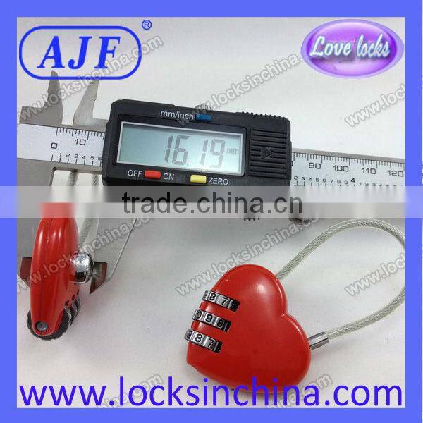 Cable luggage combination lock with a good discount