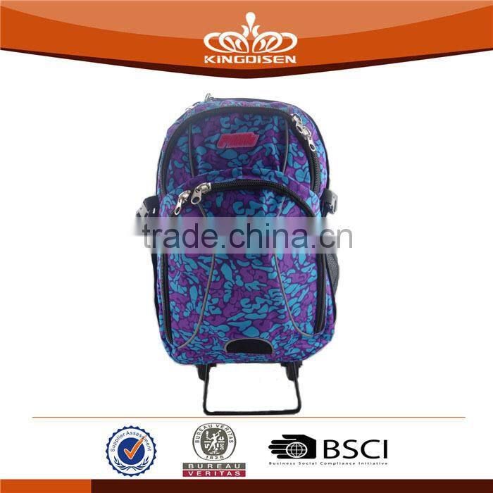 2015 High Quality Trolley Travel Backpack with Wheels