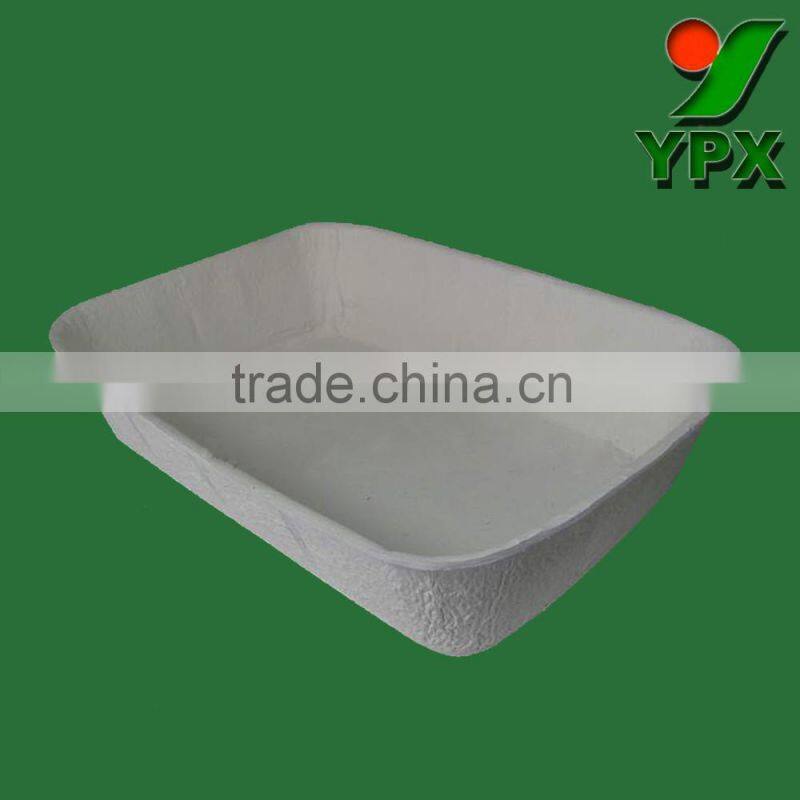 100% biodegrable Customized paper pulp disposable waterproof hygiene molded pulp hospital kidney tray by sugarcane fiber