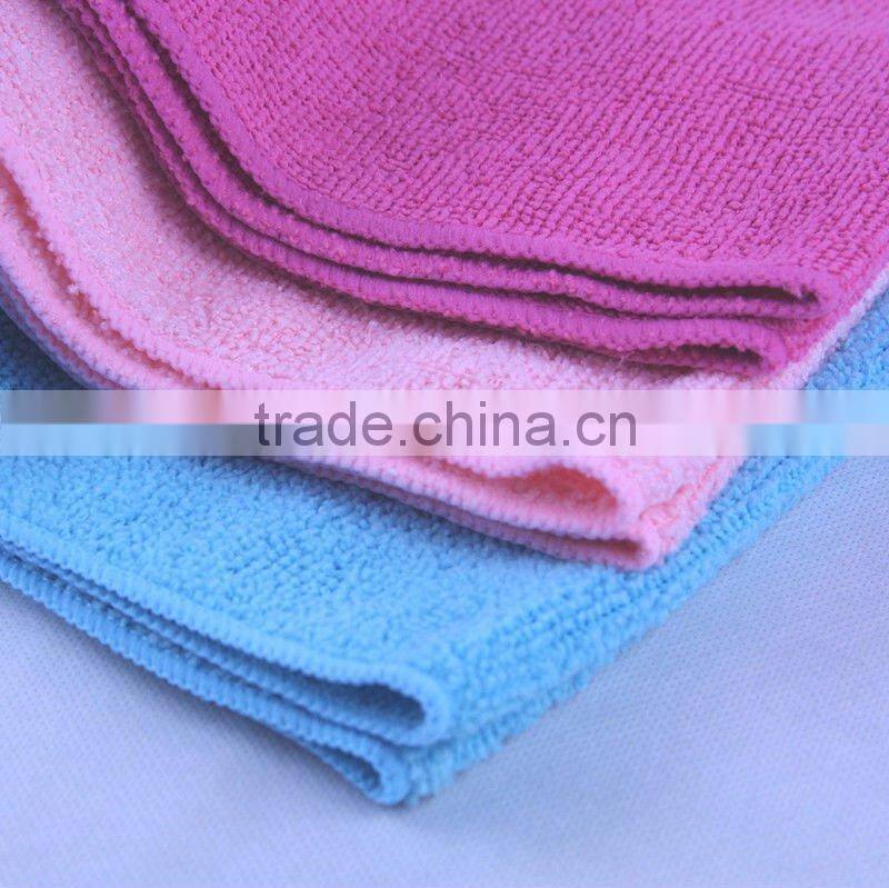 Microfiber warp knitted towel