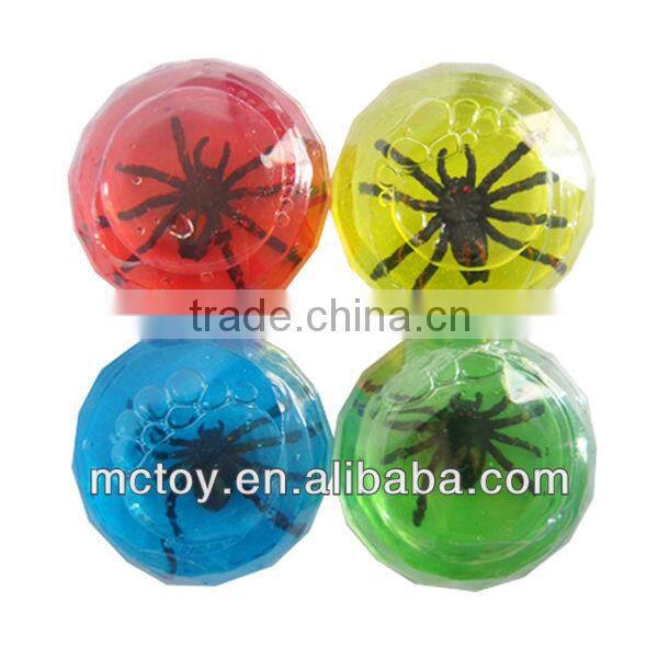 HOT Crystal diamond Gemstone Spider frog fish lizard insect red yellow blue green pink purple Putty slime toy
