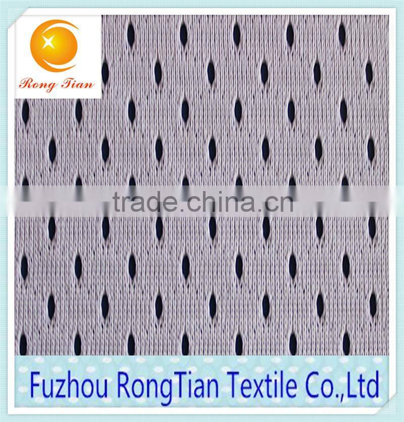 Wholesale warp knitted polyester hole mesh lining fabric