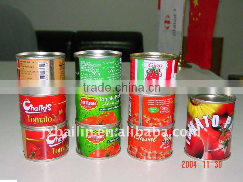 HOT!! cheap 210g canned tomato paste, easy/normal open,