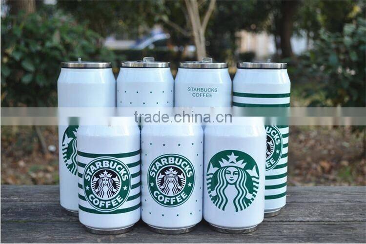 Promotional stainless steel can coffee mug 300 ml/480ml