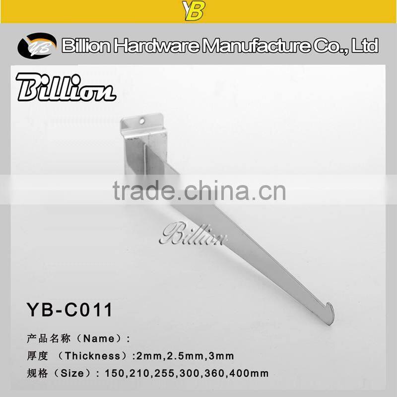 metal display bracket hanging hook bracket glass holder slatwall hanging accessories.