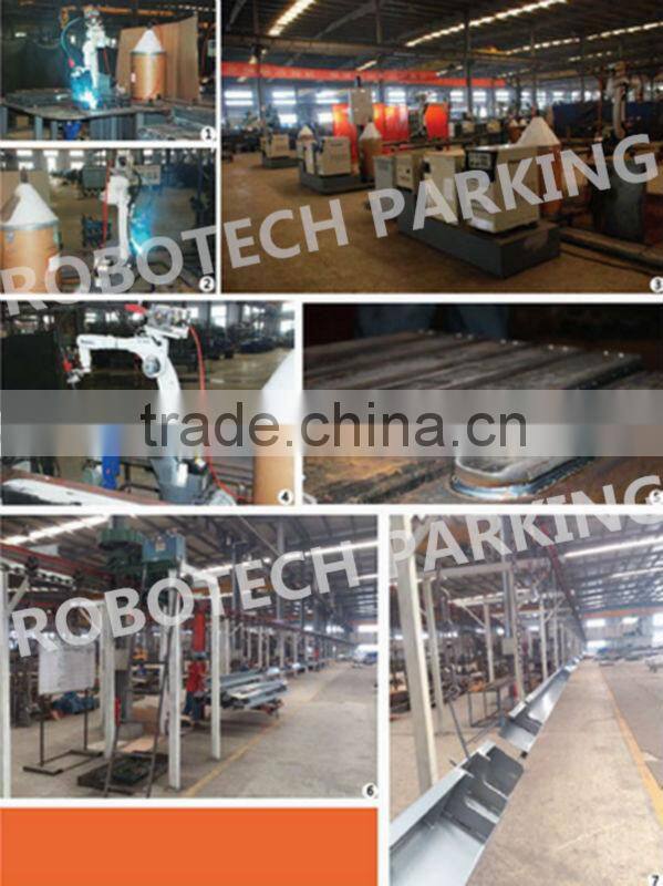 High level shopping plaza parking system