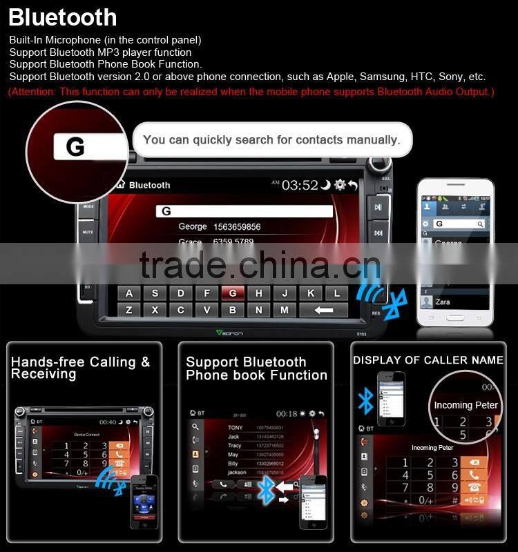 EONON D5153V 8" Digital Touch Screen Car DVD Player with Built-in GPS For Volkswagen/SKODA/SEAT